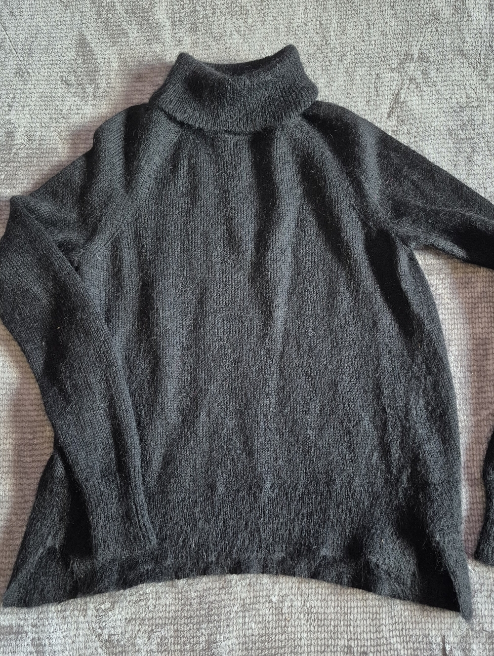 Banana Republic heritage edition Mohair Wool Blend Turtleneck Black Small light